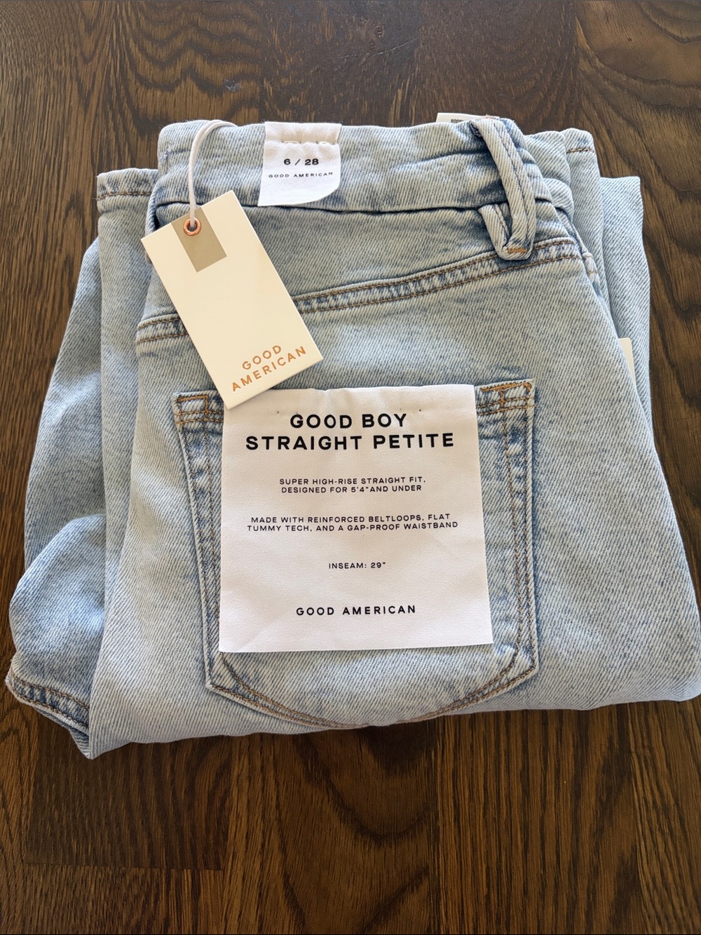 Good American Men's Straight Jeans - Light Blue Wash